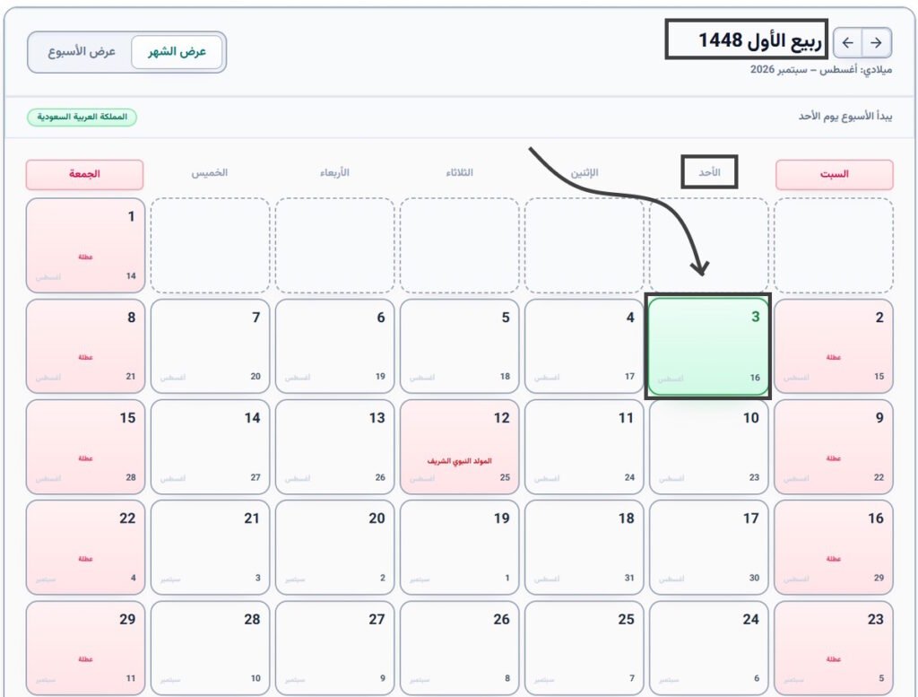 16 أغسطس 2026 كم يوافق هجري